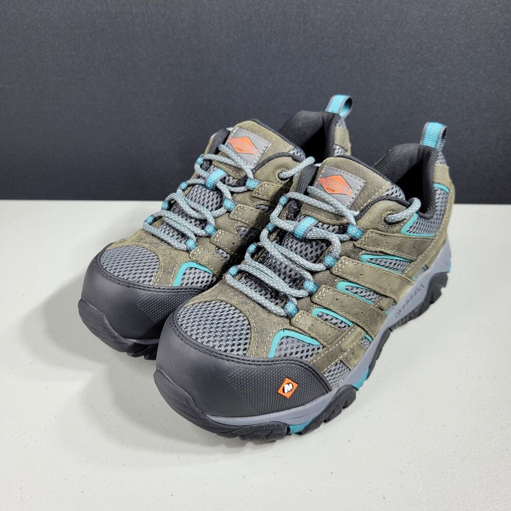 New Merrell Moab Vertex Vent Composite Toe Waterproof Work Shoes Women’s 8M